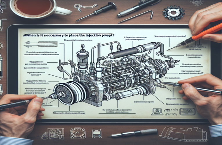 Wymiana pompy wtryskowej – kiedy jest konieczna i jakie są jej koszty?