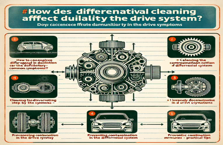 Czyszczenie mechanizmu różnicowego – jak dbać o trwałość układu napędowego?