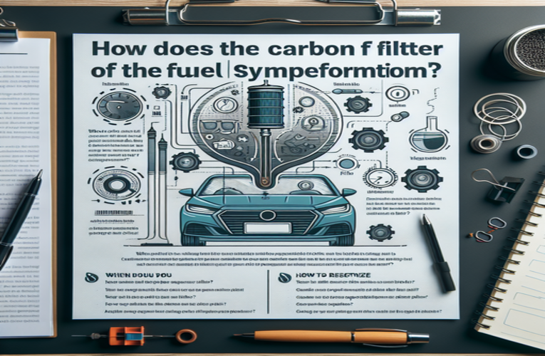 Wymiana filtra węglowego układu paliwowego – kiedy jest konieczna i jakie są objawy zużycia?