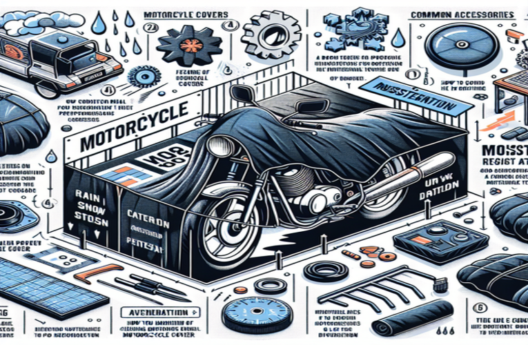 Pokrowce na motocykle – jak wybrać model odporny na warunki atmosferyczne?