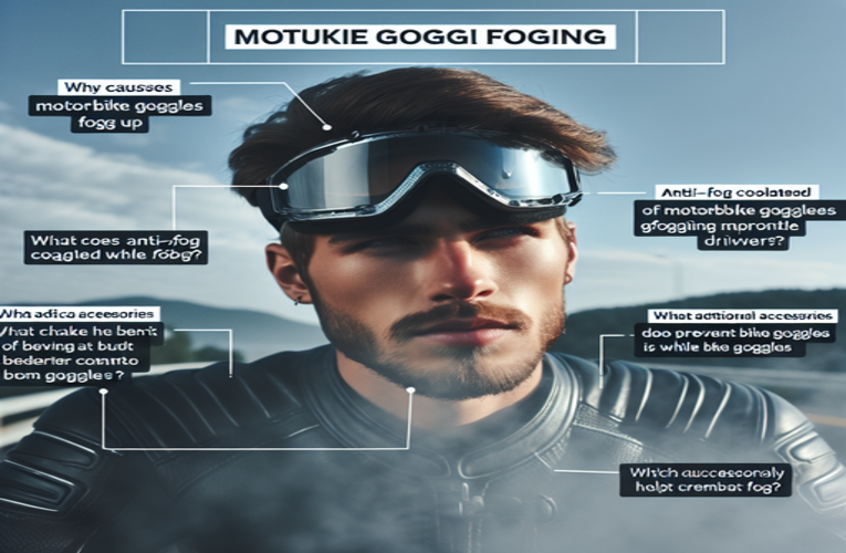 Gogle motocyklowe – jakie modele najlepiej radzą sobie z mgłą?