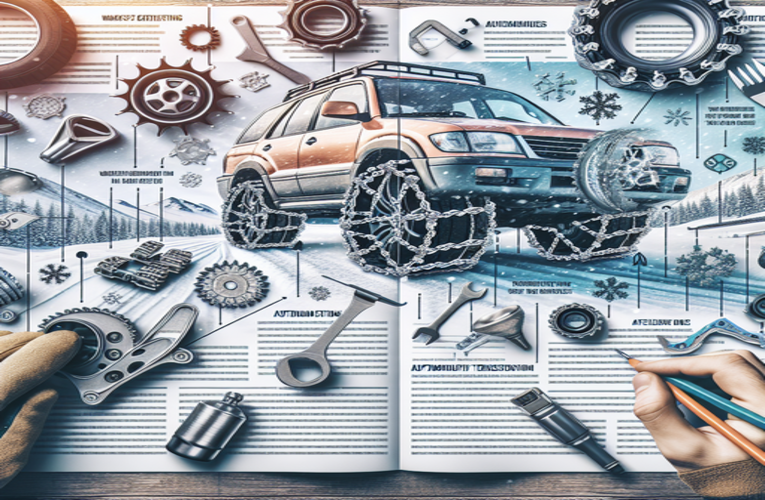 Łańcuchy śniegowe na zimę 2025 – które są najłatwiejsze w montażu?